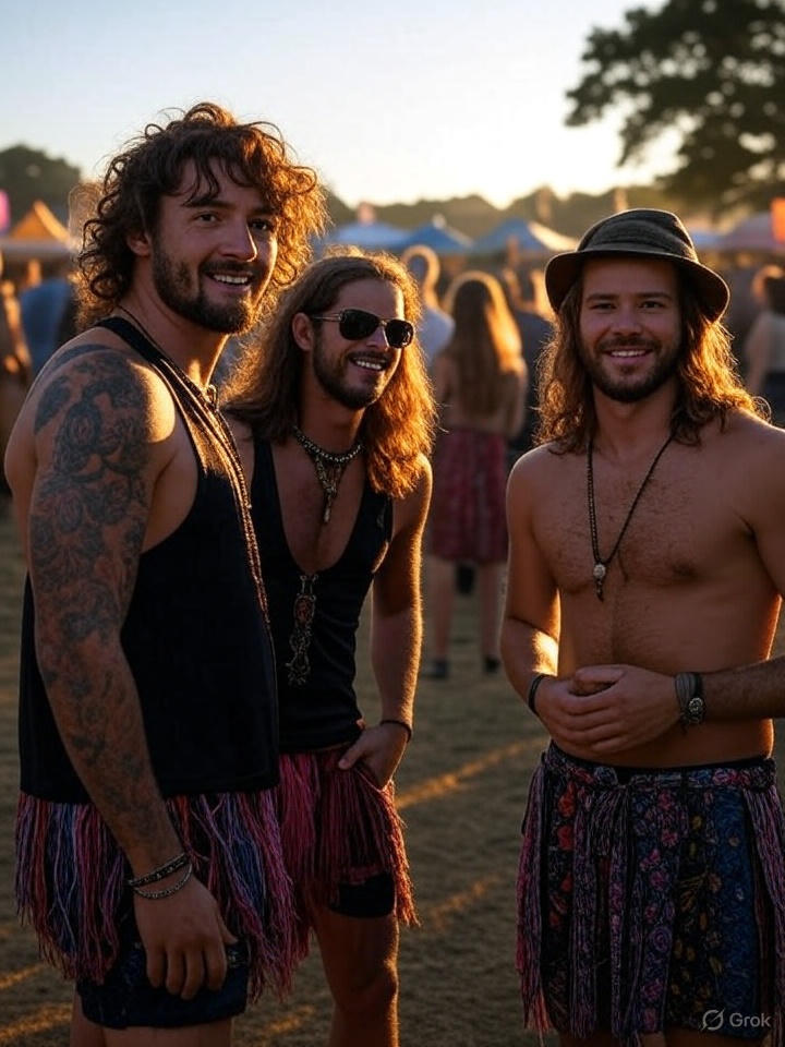 a picture of 3 men high and happy